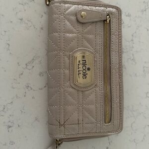 Nicole Miller wallet. Beige